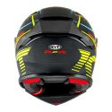 Casco Integrale Kyt R2r Concept Matt Black/yellow