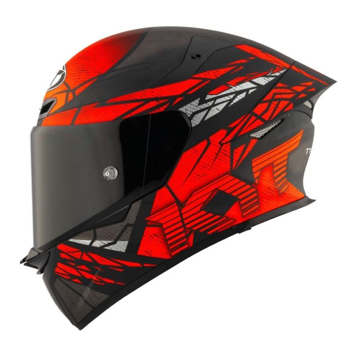 Casco Integrale Kyt Tt-revo Combustion Matt Red