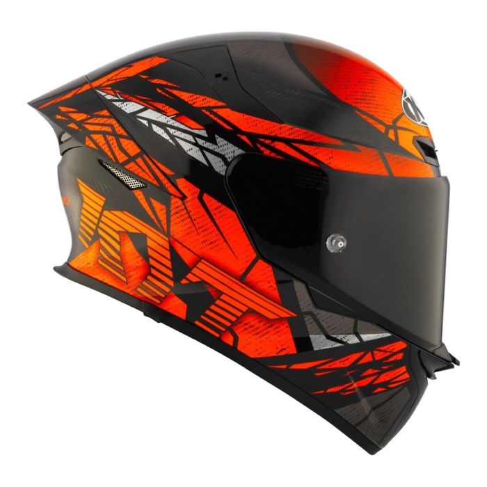 Casco Integrale Kyt Tt-revo Combustion Orange