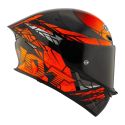 Casco Integrale Kyt Tt-revo Combustion Orange