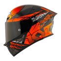 Casco Integrale Kyt Tt-revo Combustion Orange