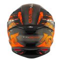 Casco Integrale Kyt Tt-revo Combustion Orange