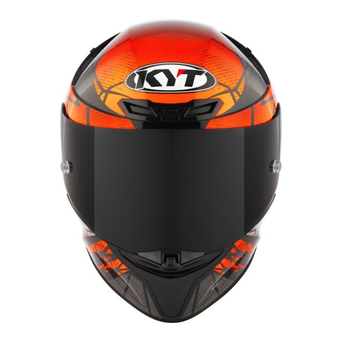 Casco Integrale Kyt Tt-revo Combustion Orange