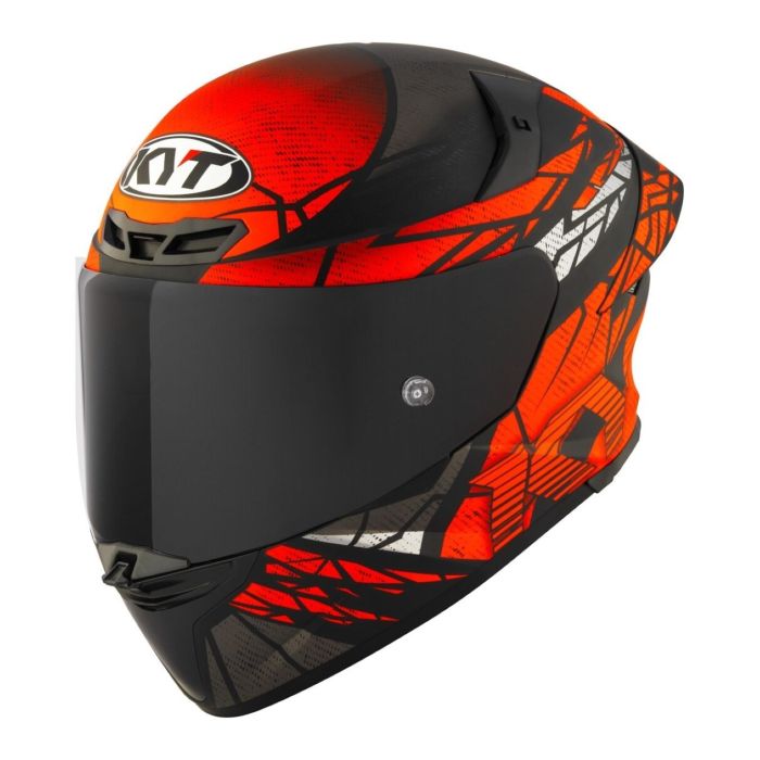 Casco Integrale Kyt Tt-revo Combustion Orange