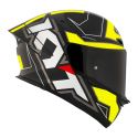 Casco Integrale Kyt Tt-revo Electron Matt Black/ylw