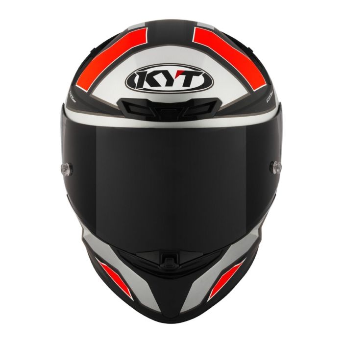 Casco Integrale Kyt Tt-revo Electron Matt Grey/red