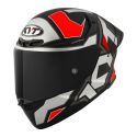 Casco Integrale Kyt Tt-revo Electron Matt Grey/red