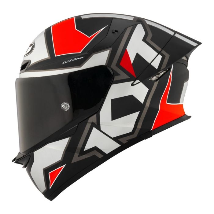Casco Integrale Kyt Tt-revo Electron Matt Grey/red