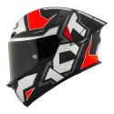 Casco Integrale Kyt Tt-revo Electron Matt Grey/red