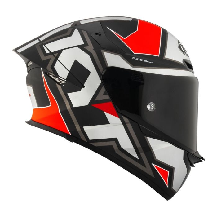Casco Integrale Kyt Tt-revo Electron Matt Grey/red