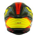Casco Integrale Kyt Tt-revo Flux Red/yellow