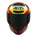 Casco Integrale Kyt Tt-revo Flux Red/yellow