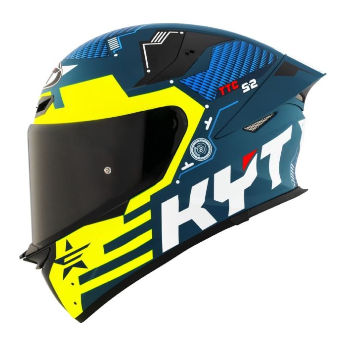 Casco Integrale Kyt Tt-revo Fuselage Matt Yellow