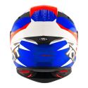 Casco Integrale Kyt Tt-revo Gear Blue/red