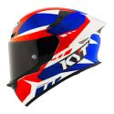 Casco Integrale Kyt Tt-revo Gear Blue/red