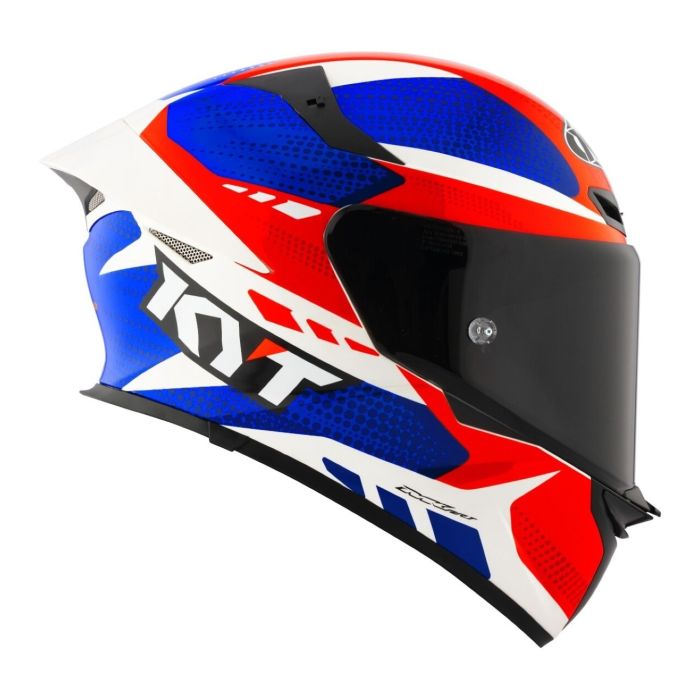 Casco Integrale Kyt Tt-revo Gear Blue/red