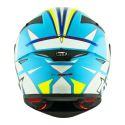 Casco Integrale Kyt Tt-revo Grand Prix White/light Blue