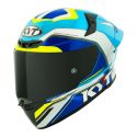 Casco Integrale Kyt Tt-revo Grand Prix White/light Blue