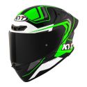 Casco Integrale Kyt Tt-revo Overtech Green Fluo/white