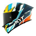 Casco Integrale Kyt Tt-revo Replica Tati Blue/yellow