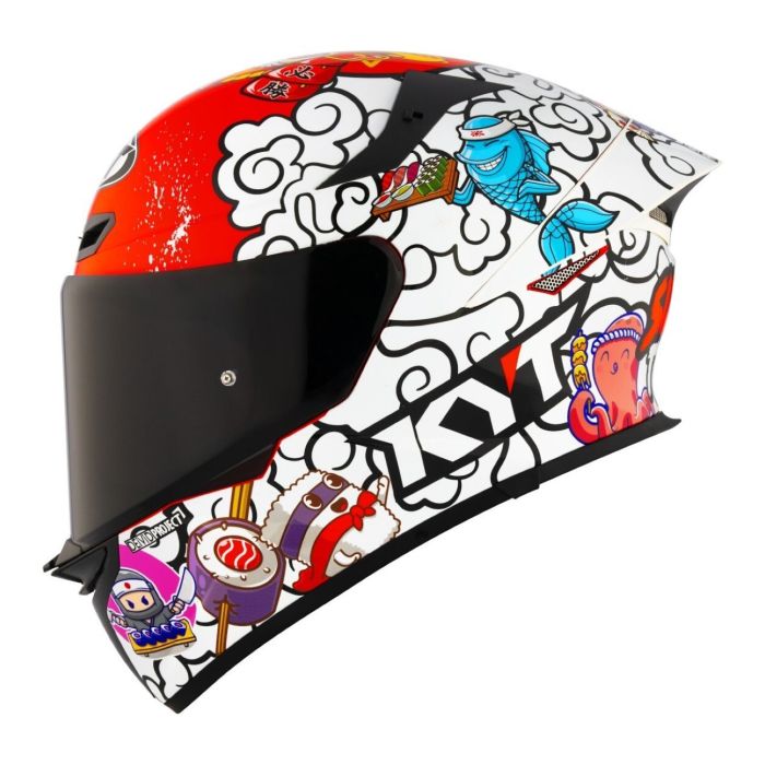 Casco Integrale Kyt Tt-revo Sushi Time Red