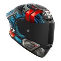 Casco Integrale Kyt Tt-revo Synchrotron Blue/red