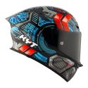 Casco Integrale Kyt Tt-revo Synchrotron Blue/red