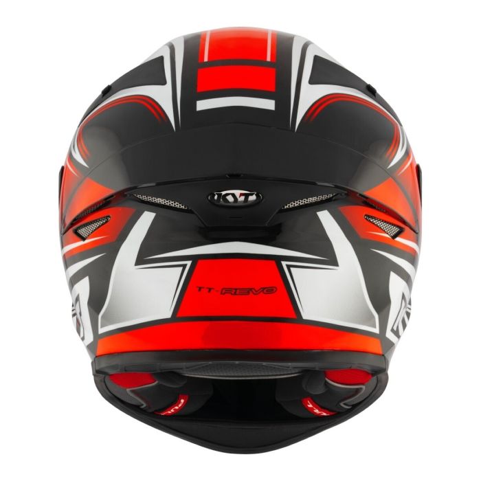 Casco Integrale Kyt Tt-revo Tourist Red Fluo