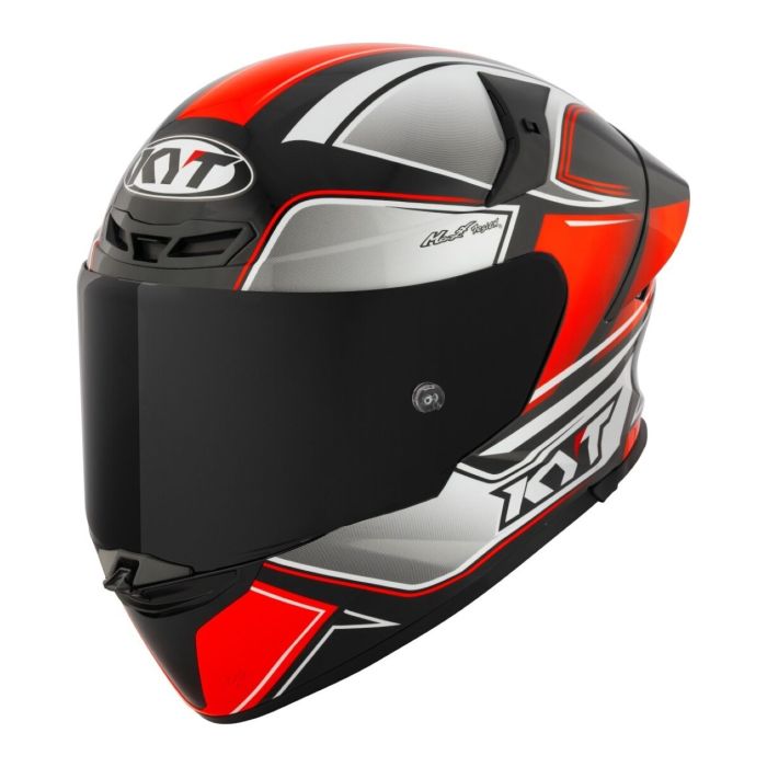 Casco Integrale Kyt Tt-revo Tourist Red Fluo