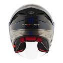 Casco Jet Kyt Ttr-jet Led Black/blue