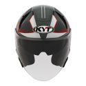 Casco Jet Kyt Ttr-jet Led Black/grey