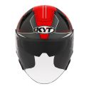 Casco Jet Kyt Ttr-jet Led Black/red