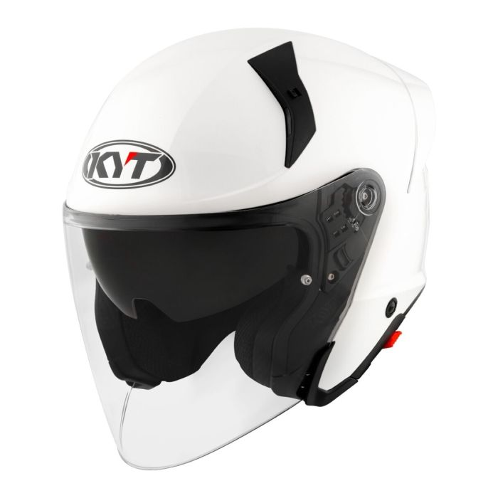 Casco Jet Kyt Ttr-jet Plain White