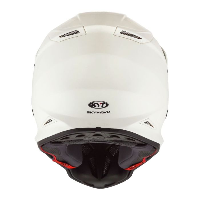 Casco Off-road Kyt Skyhawk Plain White
