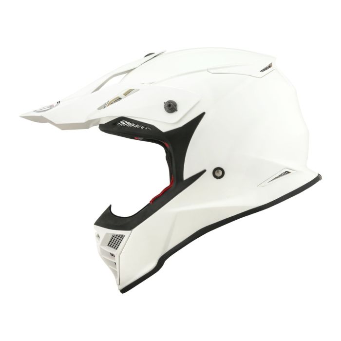 Casco Off-road Kyt Skyhawk R2r Plain White