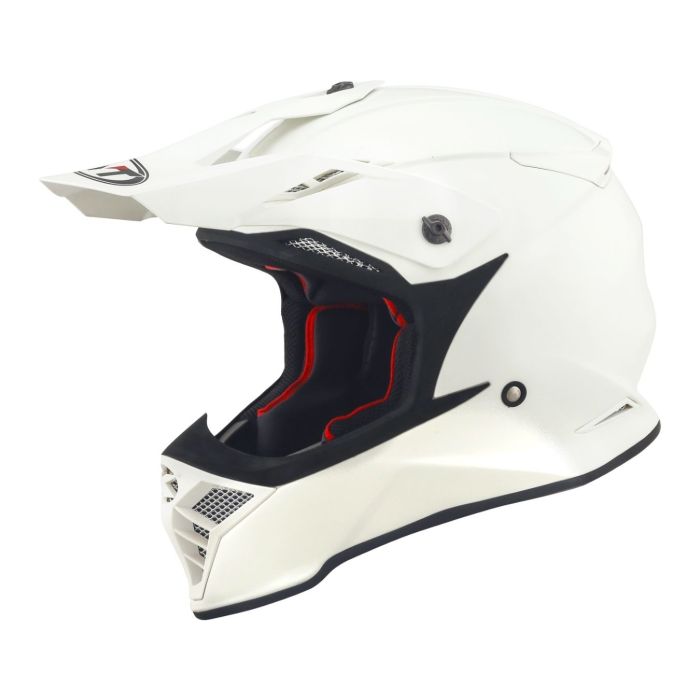 Casco Off-road Kyt Skyhawk R2r Plain White