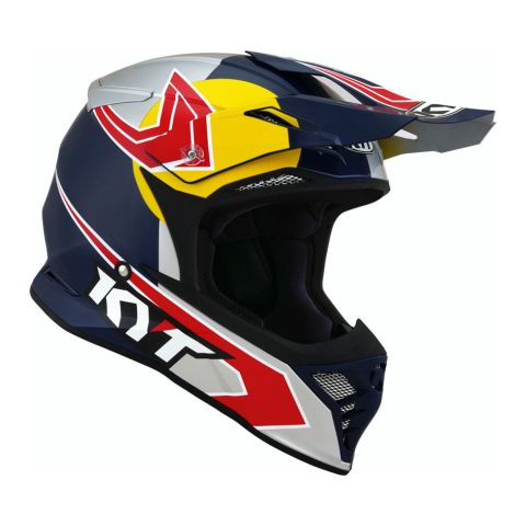 Casco Off-road Kyt Skyhawk Taddy Blue/grey