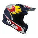 Casco Off-road Kyt Skyhawk Taddy Blue/grey