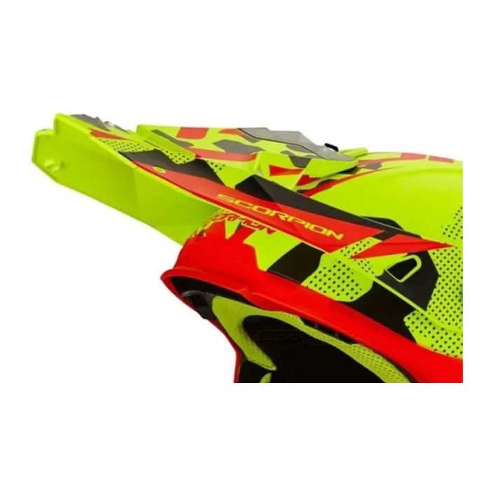 Vx-21 Air Furio Peak Matt Neon Yellow-black-red
