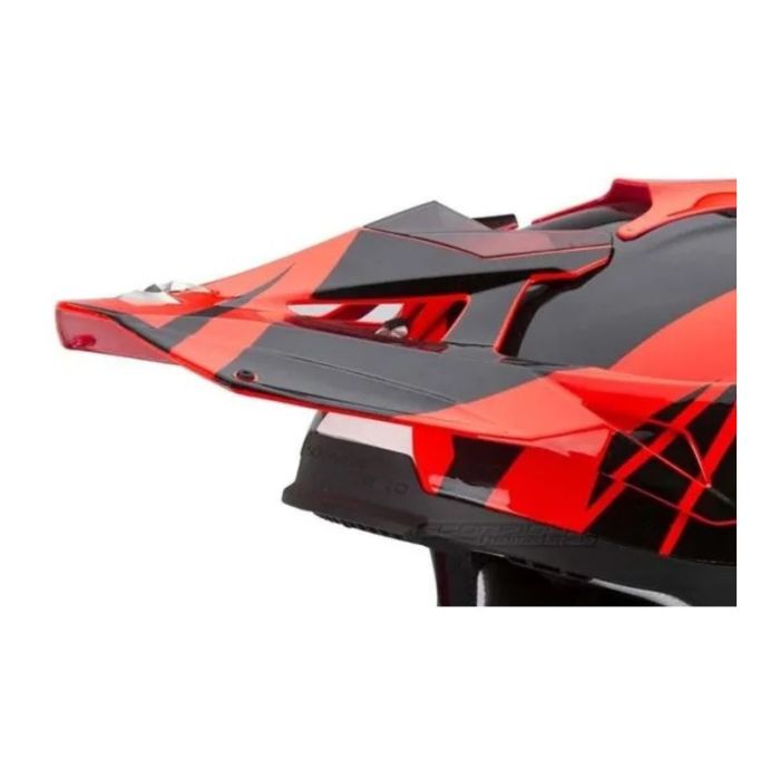 Vx-15 Evo Air Peak Visor Sin Black-neon-red