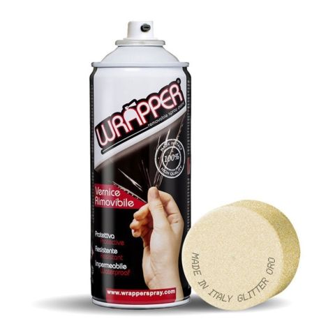 Removable Wrapper paint Special Glitter Gold