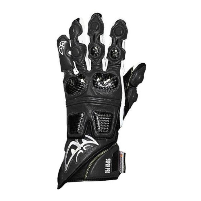 Guanto In Pelle Berik G5991-bk Racing Nero