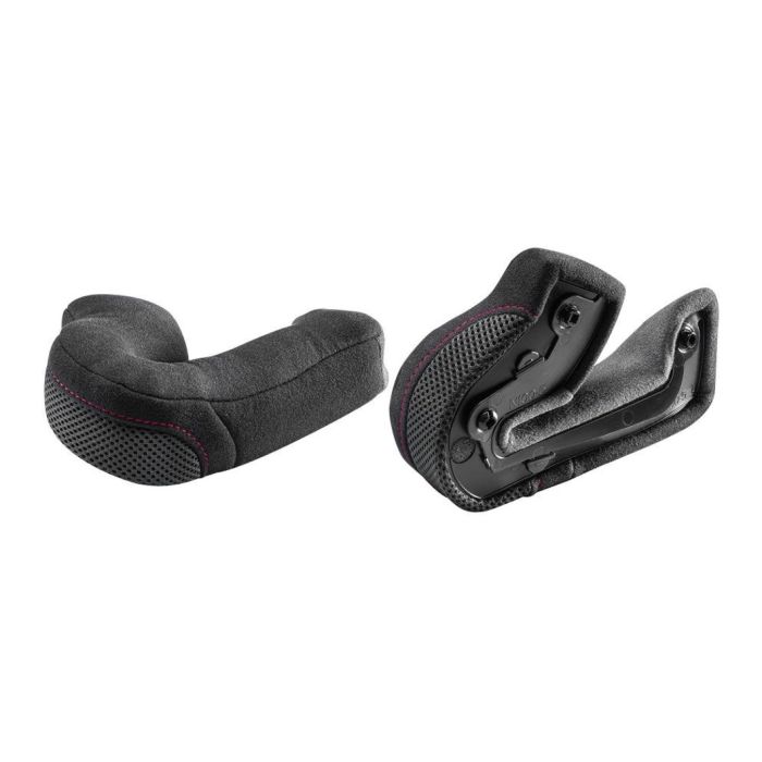 Nolan Guanciali Clima Comfort Tg.xl-2xl-3xl (40mm) Black Red Per Ncom.n1