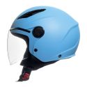 Casco Bambino Con Visiera Jf710 Baby Azzurro Opaco