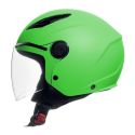Casco Bambino Con Visiera Jf710 Baby Verde Opaco