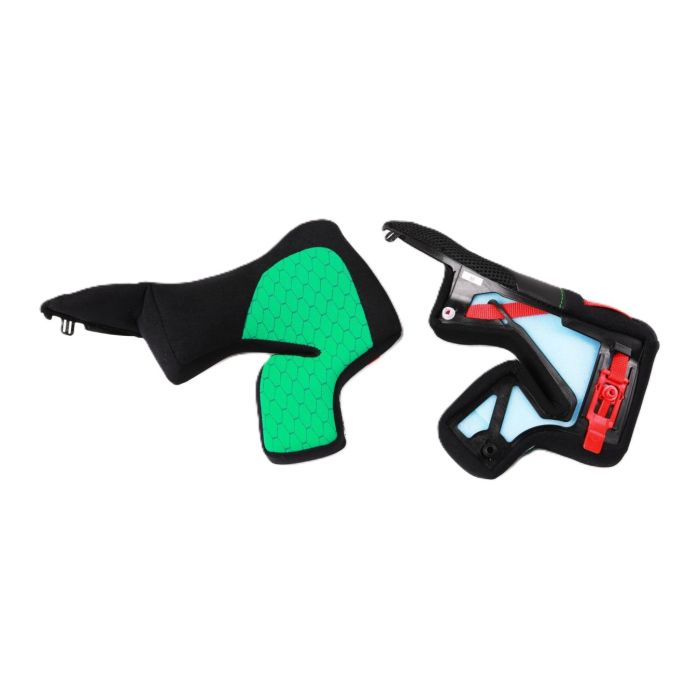 Nolan Sp.guanciali.racing.l.35mm.green.std L.x804rsultra