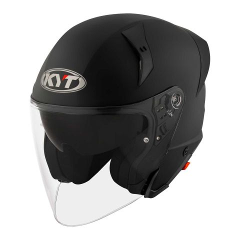 Casco Jet Kyt Ttr-jet Plain Matt Black