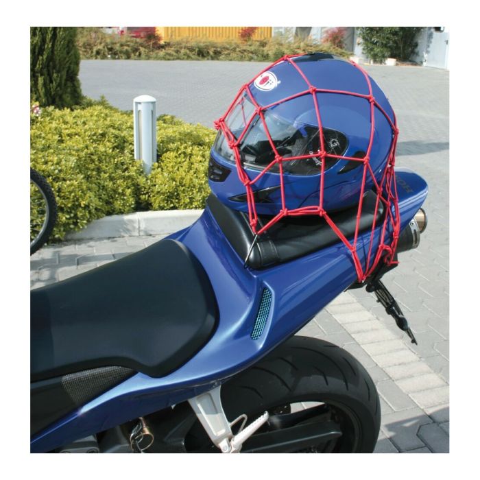 Elastic net 42x42 P/luggage Red