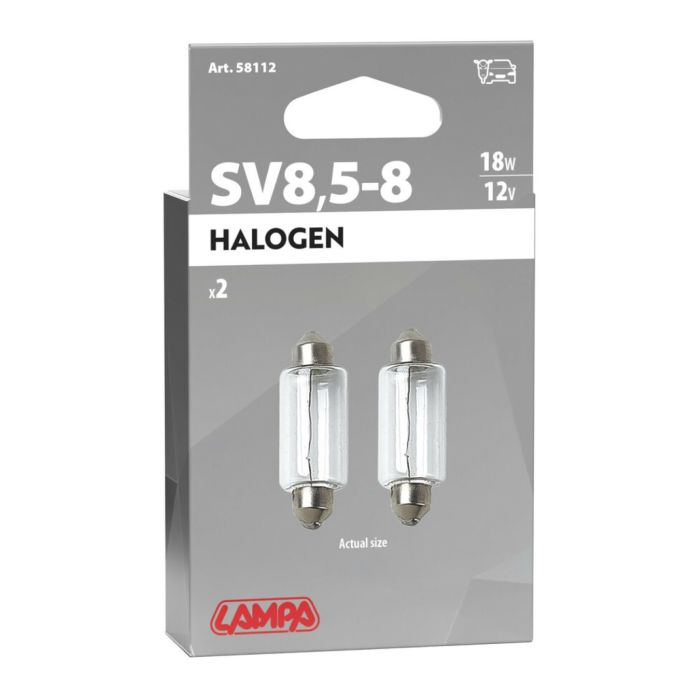12v Lampada Siluro - 15x41 Mm - 18w