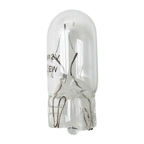 Coppia Lampadine Zoccolo Vetro Lampa 3w T10